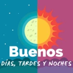 buenos días, tardes y noches android application logo